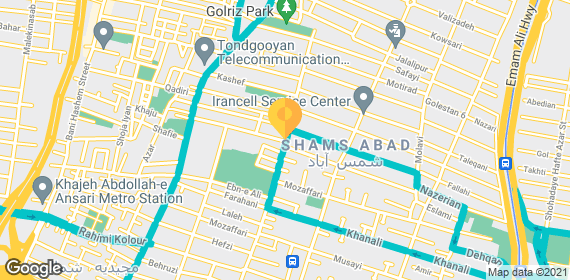 آدرس مطب  خانم دکتر مینا باقری نژاد 