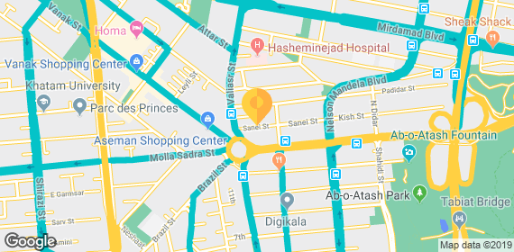 آدرس مطب  آقای دکتر بابک جعفرنژاد 