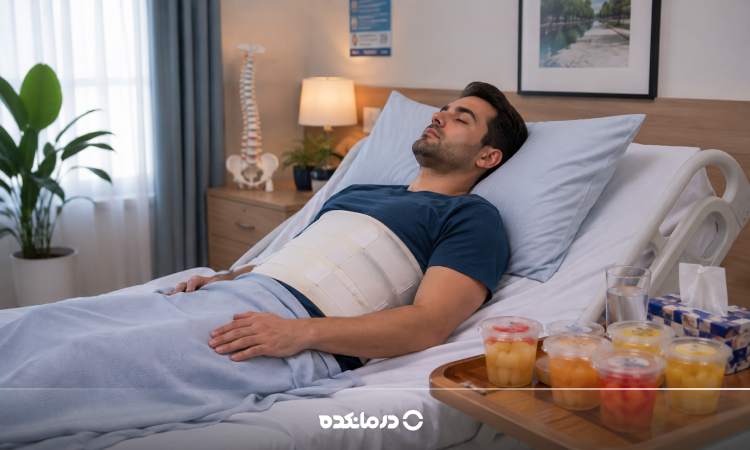 مدت زمان استراحت بعد از عمل دیسک کمر چقدر است؟ بررسی ۵ عامل مهم