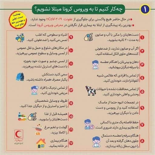 راهنمای مقابله با کرونا
