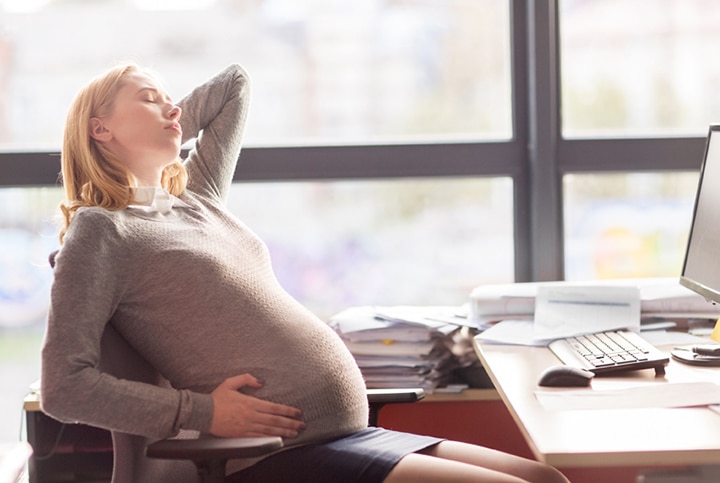 کنترل خستگی هنگام کار کردن در دوران بارداری