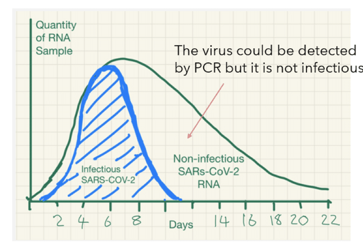 نتایج نشان می‌دهد باید حجم RNA ویروس را کاهش دهیم تا فرد بیماری و مدت زمان بروز علائم را تشخیص دهیم و میزان سرایت کرونا را کنترل کنیم.