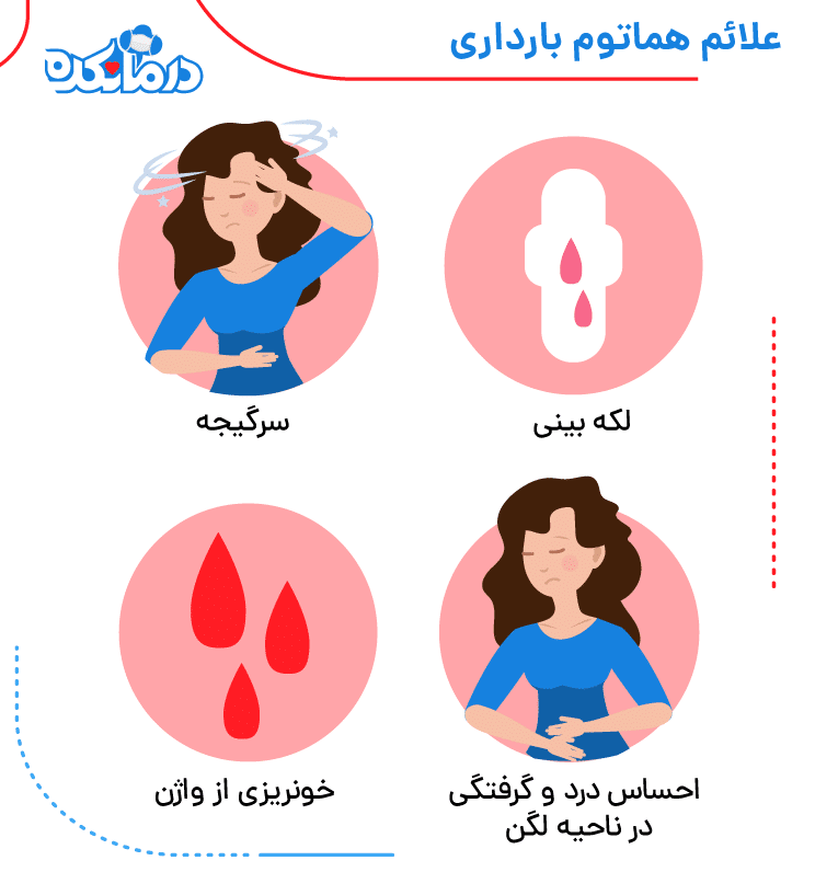 علائم هماتوم در بارداری