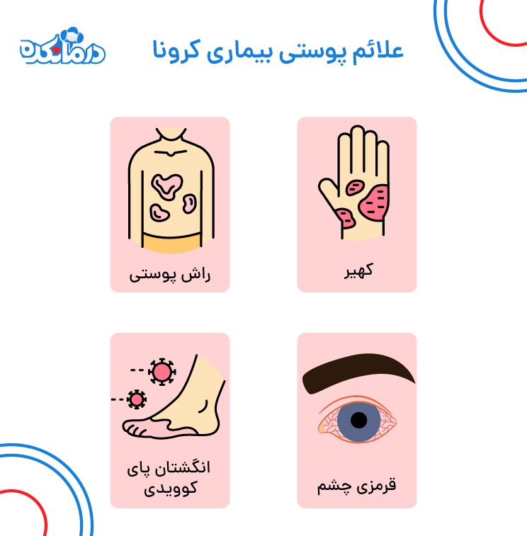 تاثیر کرونا بر پوست