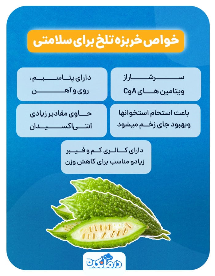 انواع خواص خربزه تلخ چیست؟ مزایا، نحوه مصرف، تاثیر ان بر روی پوست