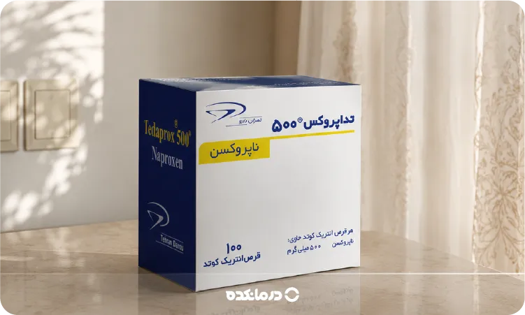 آلترنیتیو: تصویر بستهبندی قرص ناپروکسن 500