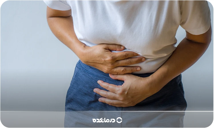 تصویر یک فرد مبتلا به معدهدرد
