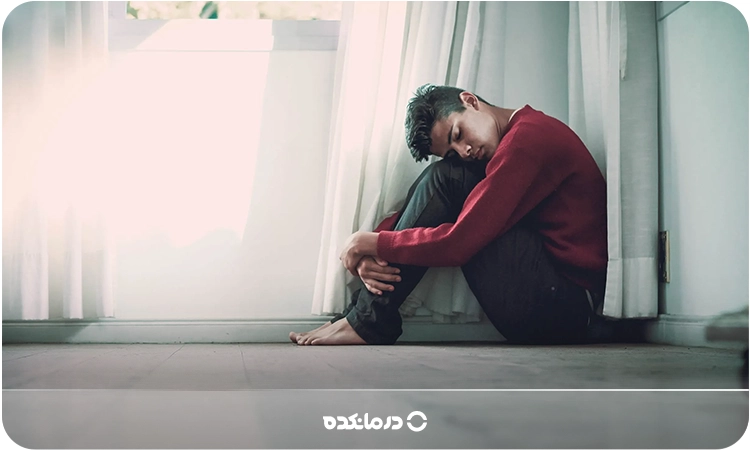 تصویر یک فرد افسرده
