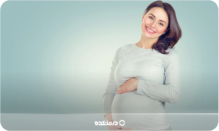 تصویر یک زن باردار را میبینید