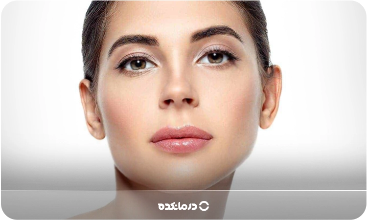 پل بینی کوتاه را میبینید.