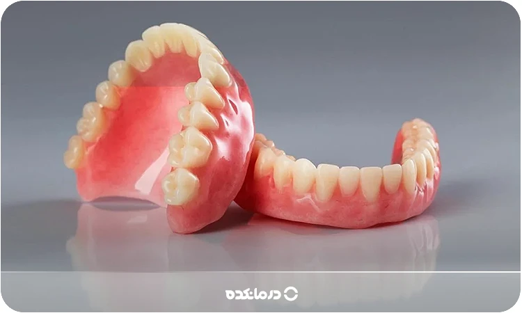 تصویر دندان مصنوعی را می بینید