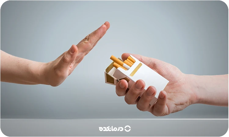 تصویر مرتبط با امتناع از مصرف سیگار را می بینید