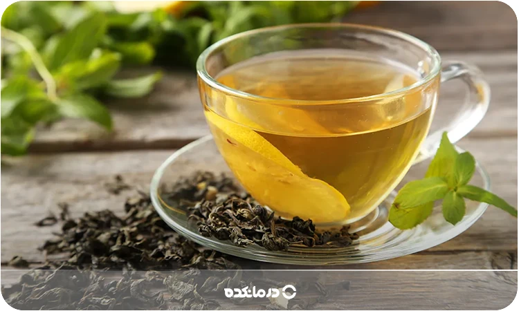 تصویر چای سبز را می بینید