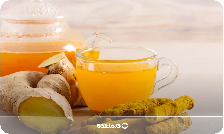 تصویر دمنوش زردچوبه را می بینید