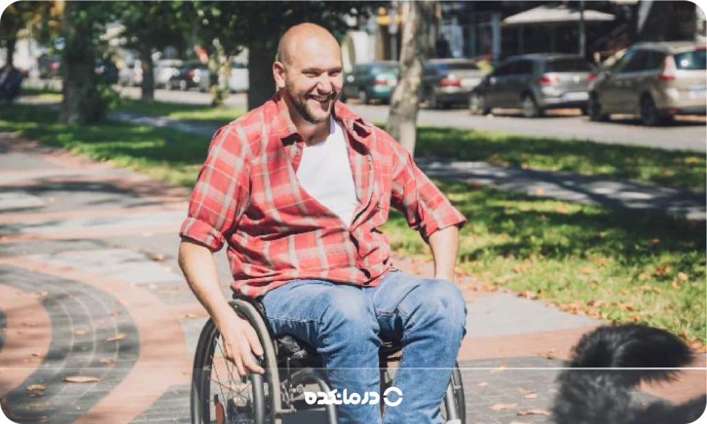 تصویر فردی که به ALS مبتلا است را می بینید
