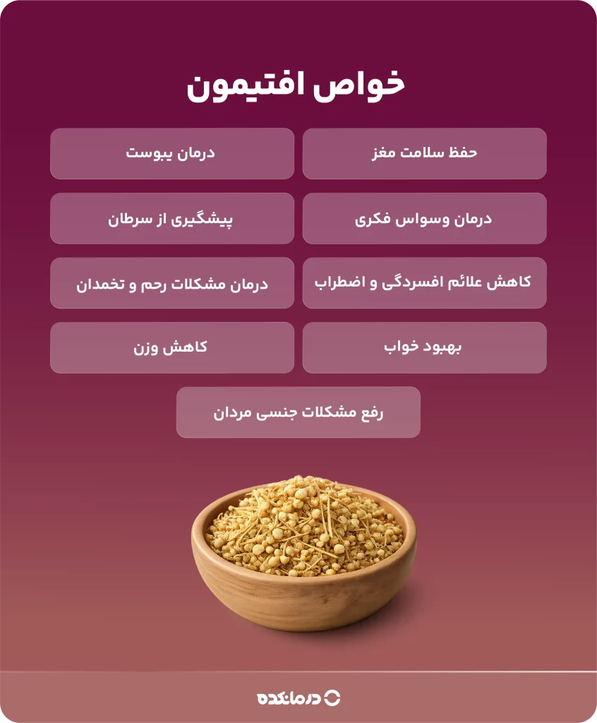 اینفوگرافی خواص افتیمون