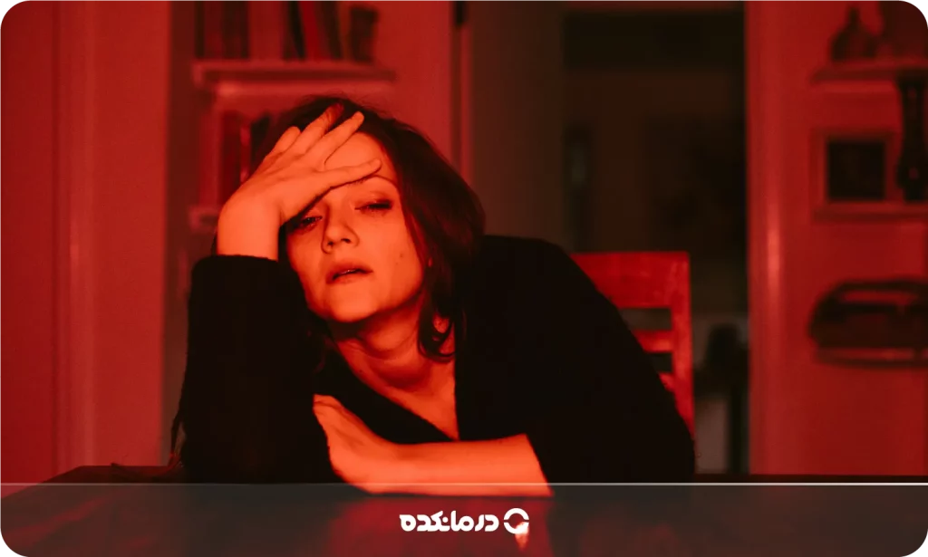 تصویر خانمی که دچار افت شدید فشار و کم‌خونی شده است را می بینید