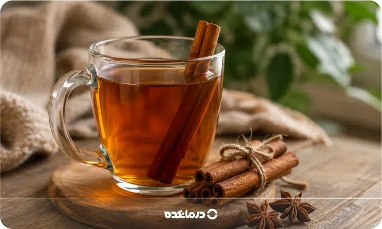 تصویر دمنوش دارچین را می بینید