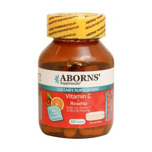 Aborns Vitamin C Rosehip 50 Tabs