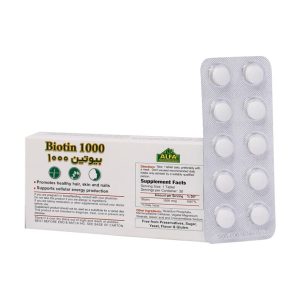 Alfa Vitamins Biotin 1000 Mcg Tablets