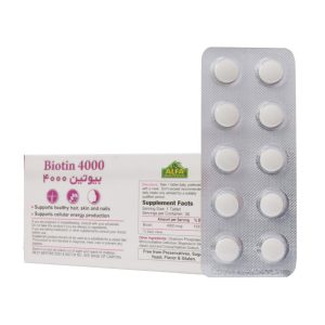Alfa Vitamins Biotin 4000 Mcg 30 Tablet