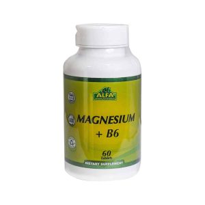 Alfa Vitamins Magnesium and B6 60 Tablets