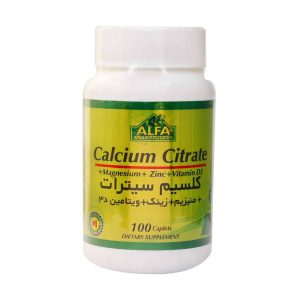 Alfavitamins Calcium Citrate Magnesium zinc Vitamin D3 Caplets