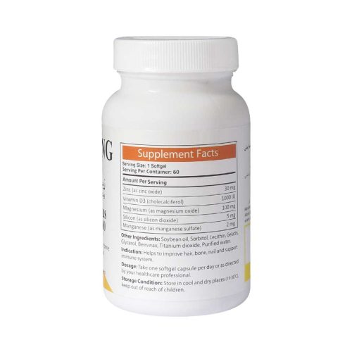Antiaging Zinc Plus Vitamin D 1000 30 Softgel