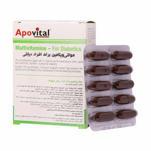 Apovital Multivitamine For Diabetics 30 Cap