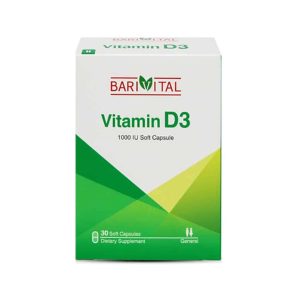 Barivital Vitamin D3 1000 IU 30 Caps