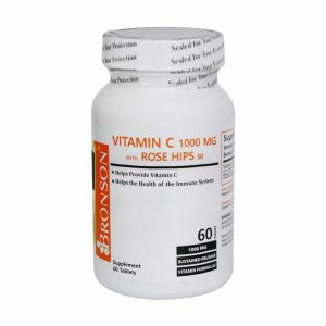 Bronson Vitamin C 1000 mg With Rose Hips Tablets