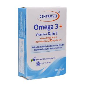 Centrovit Omega 3 Vitamin D3 Vitamin E 30 Softgels