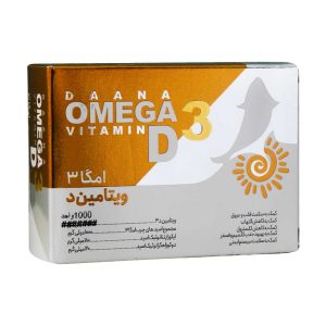 Daana Omega 3 Plus Vitamin D3 Softgels