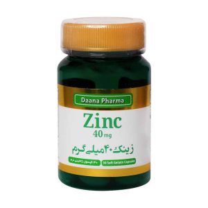Daana Pharma Zinc 40 mg 30 Soft Gelatin Capsules