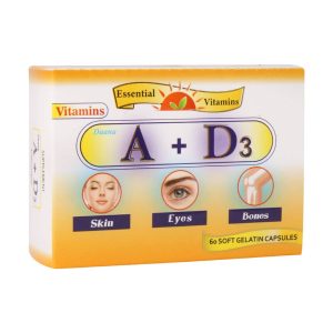 Dana Vitamins A And D3 60 Soft Gelatins