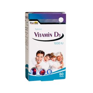 Dee Sun Pharma Vitamin D3 1000 60 Tablets