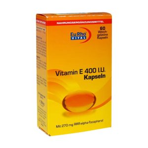 EuRho Vital Vitamin E 400 IU 60 Cap