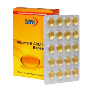EuRho Vital Vitamin E 400 IU 60 Caps