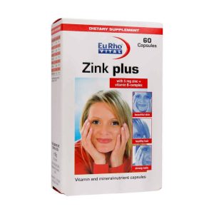 EuRho Vital Zink Plus 5mg 60 Caps 2
