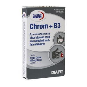 Eurho Vital Chrom And Vitamin B3 60 Tabs
