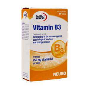 Eurhovital Vitamin B3 250 mg 60 Tablets