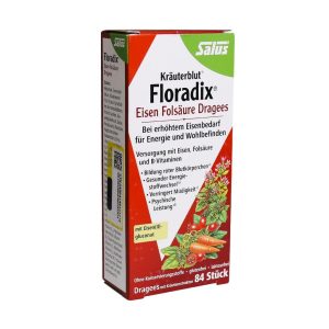 Floradix Eisen Folsaure Dragees 84 Tabs