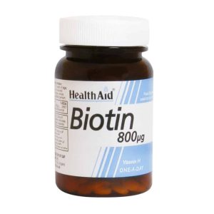 Health Aid Biotin 800 mcg 30 Tabs