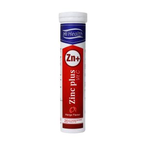 Hi Health Zinc Plus And Vitamin C 20 Effervescent Tabs