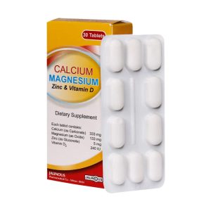 Jalinous Calcium Magnesium Zinc And Vitamin D Tablets