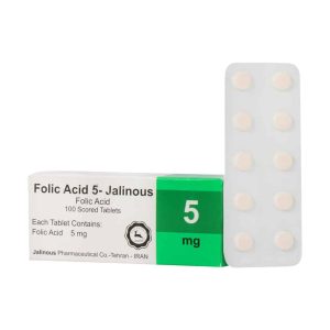 Jalinous Folic Acid 5 Mg 100 Scored Tab
