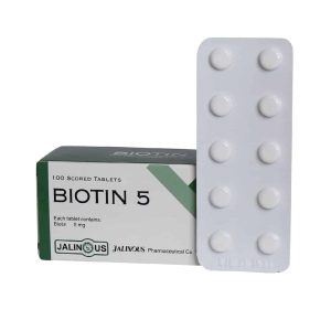 Jalinus Biotin 5 Mg 100 Scored Tablet