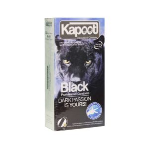 Kapoot Black Condoms 12 Pcs 1