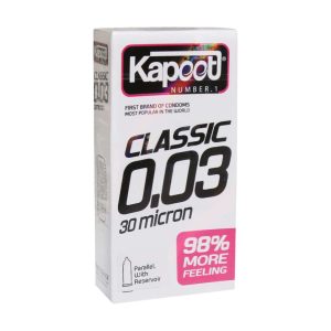Kapoot Classic 30 Micron Condoms 12 Pcs