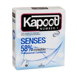 Kapoot Senses 58 Invisible Condoms 12 Pcs